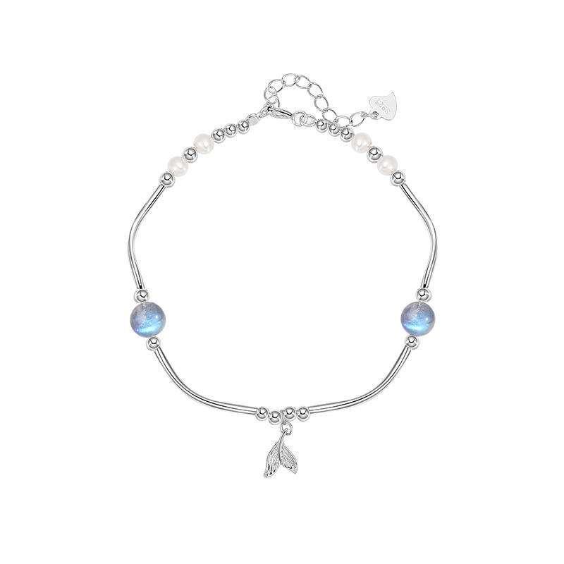 Moonstone Mermaid Tail Bracelet for Women - image 4