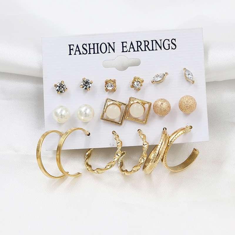 Dodder Butterfly Pearl Earring Set – Tassel, Geometric Drop & Hoop Earrings - image 10