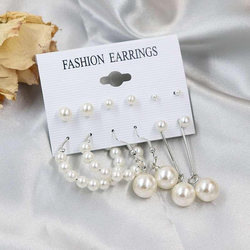 Dodder Butterfly Pearl Earring Set – Tassel, Geometric Drop & Hoop Earrings - image 12